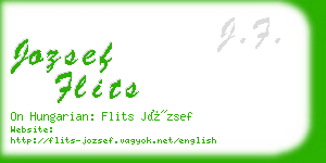 jozsef flits business card